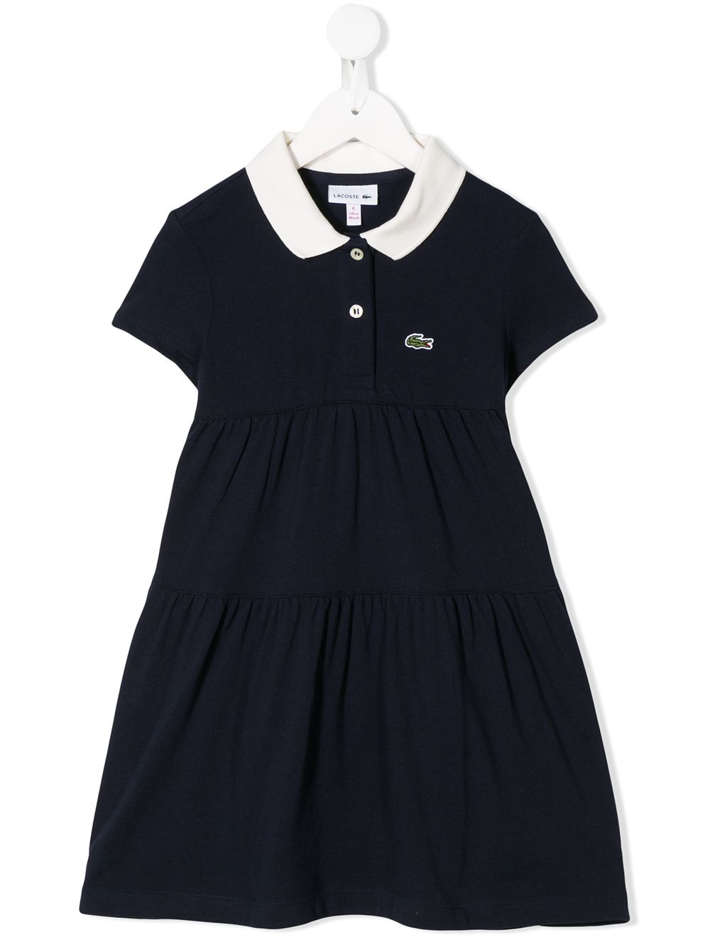 фото Lacoste Kids платье с вышитым логотипом