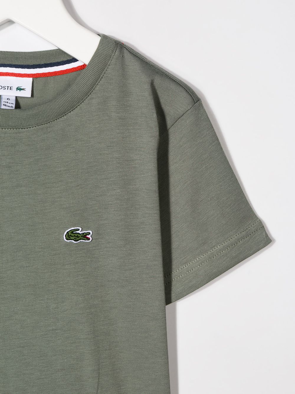 фото Lacoste Kids футболка с вышитым логотипом