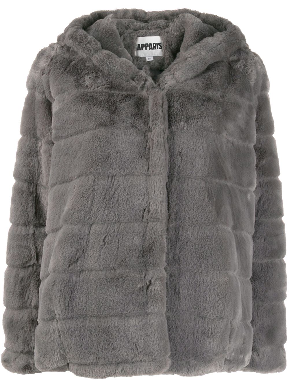 фото Apparis hooded faux-fur jacket