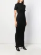 Vera Wang short-sleeve fitted dress