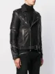 Balmain belted biker jacket