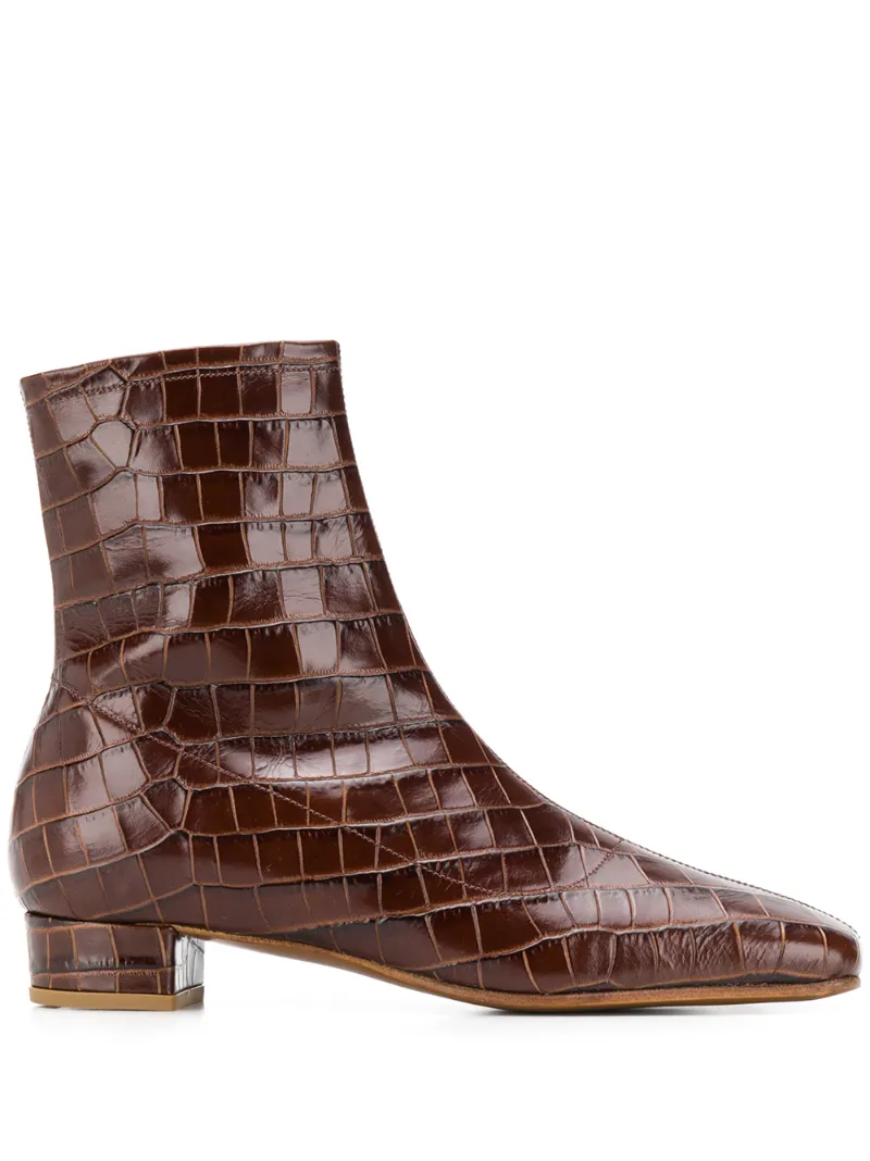 croc tan boots