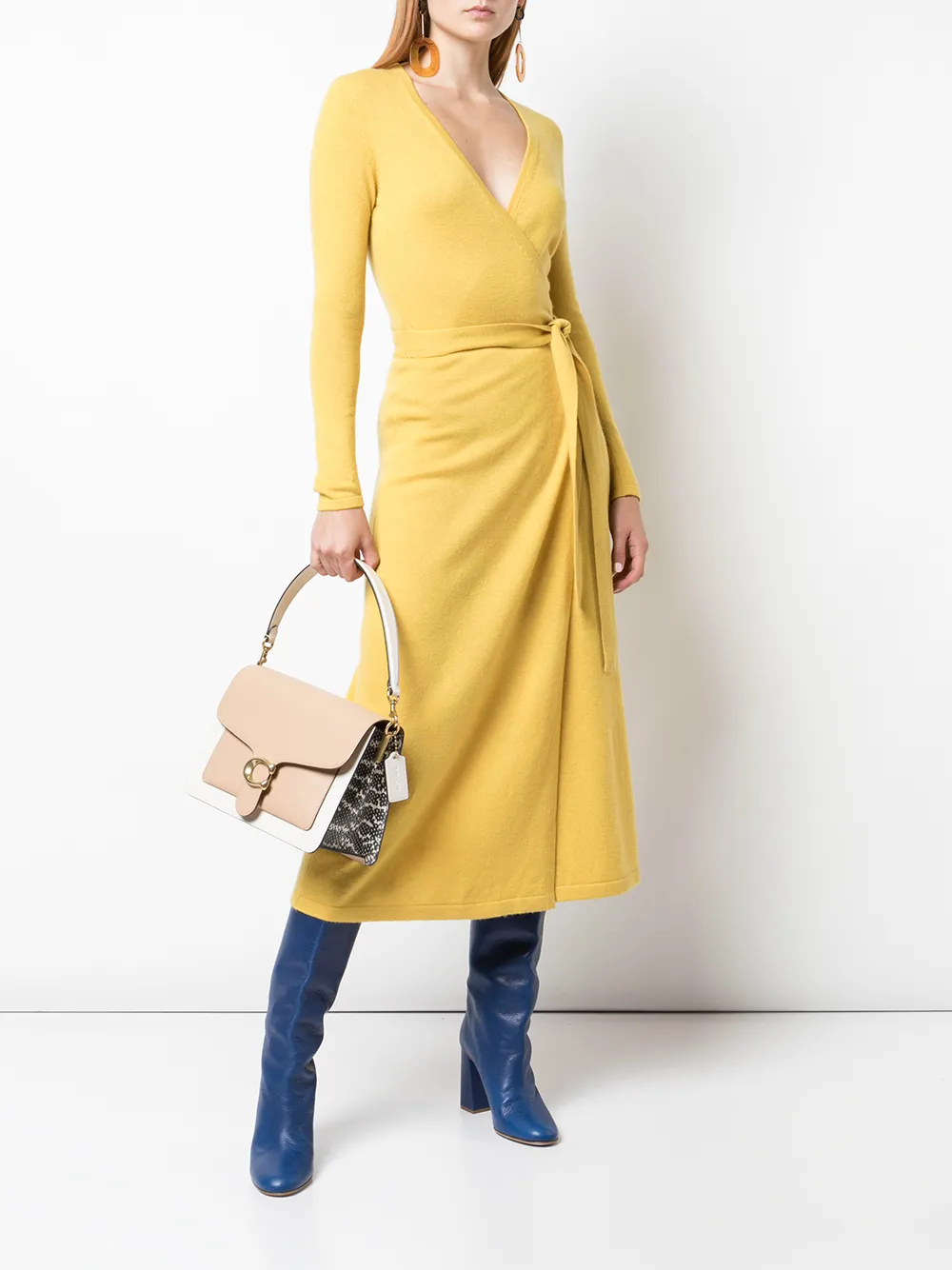 DVF Diane von Furstenberg Astrid wrap dress | Sweater Dresses | Image 2