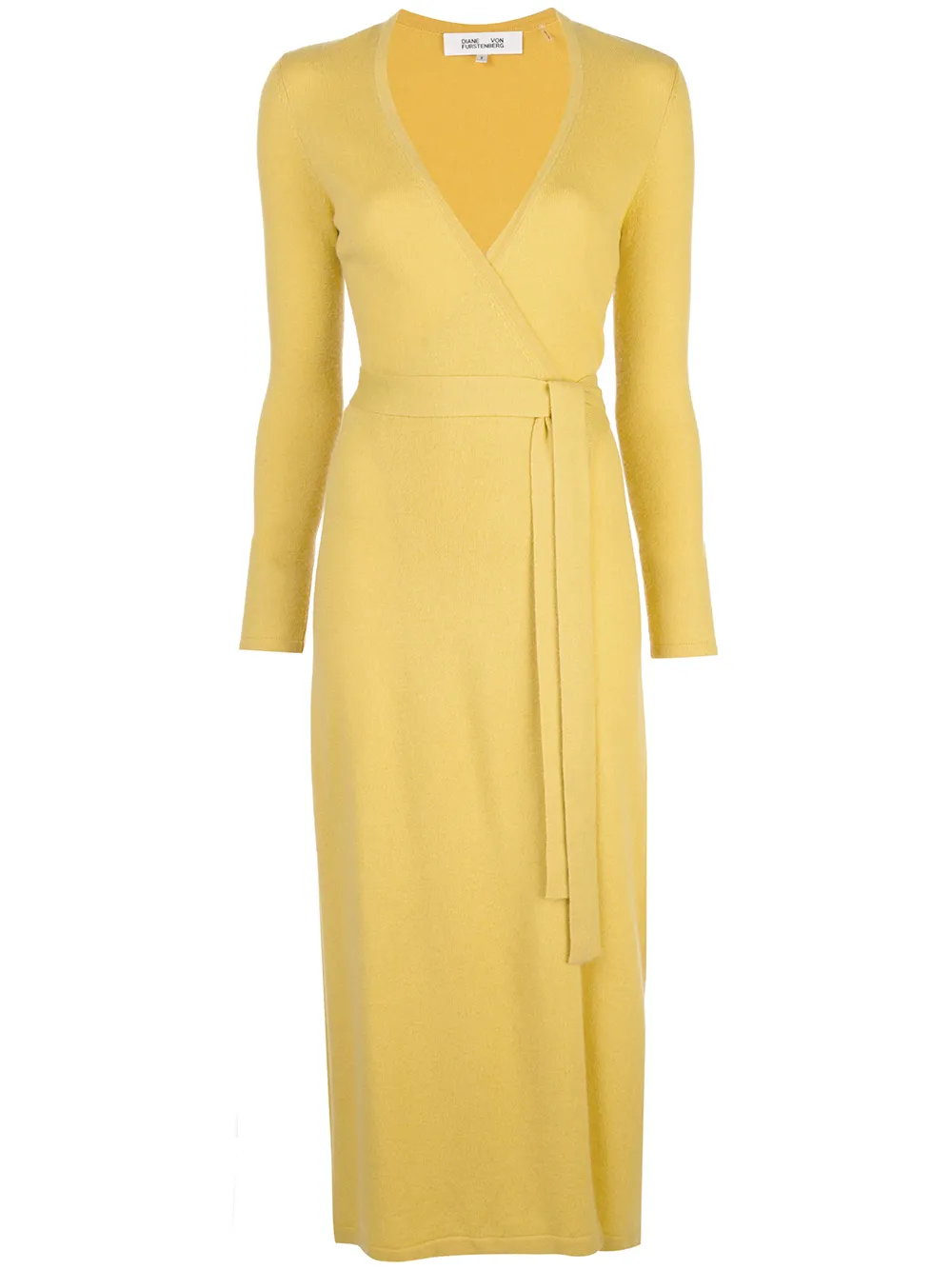 DVF Diane von Furstenberg Astrid wrap dress | Yellow | Image 1