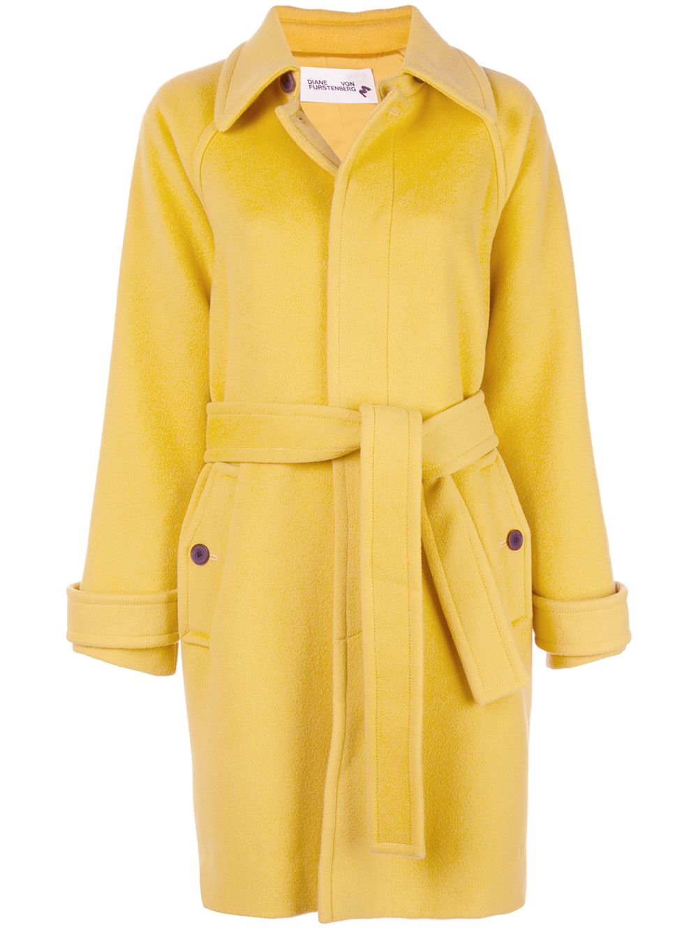 фото Diane von Furstenberg пальто Lia с поясом