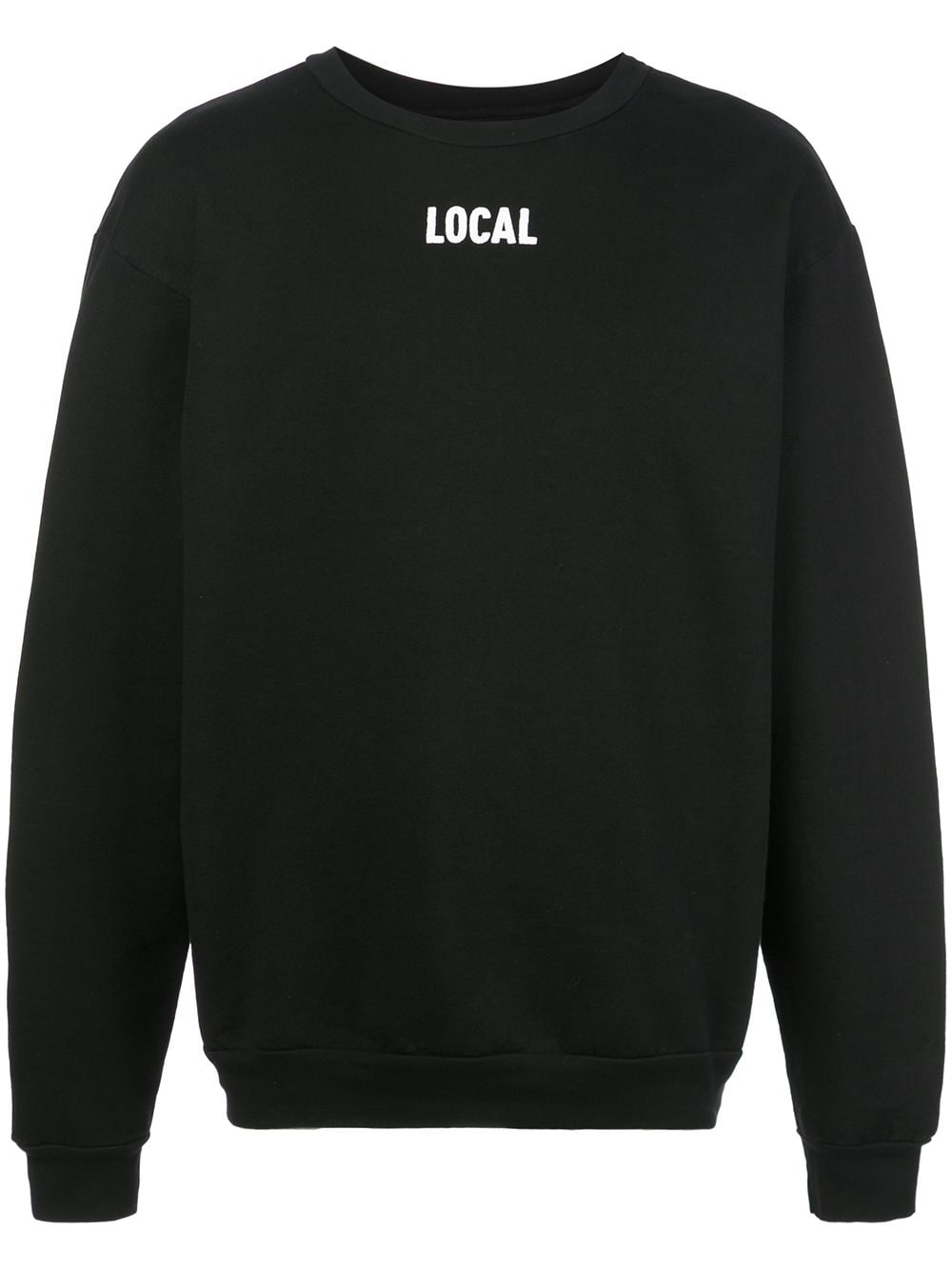 Local Authority Logo-print Sweatshirt In Black
