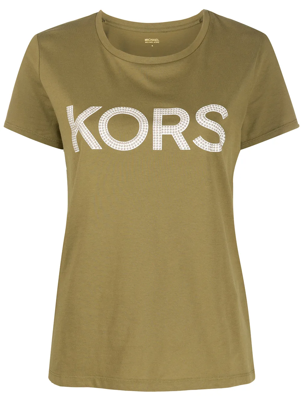 Michael Kors T-shirt met studs Groen