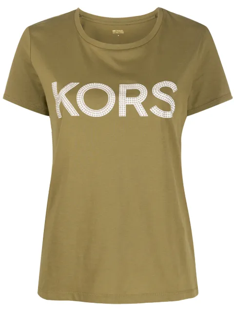 Michael Michael Kors studded logo T-shirt