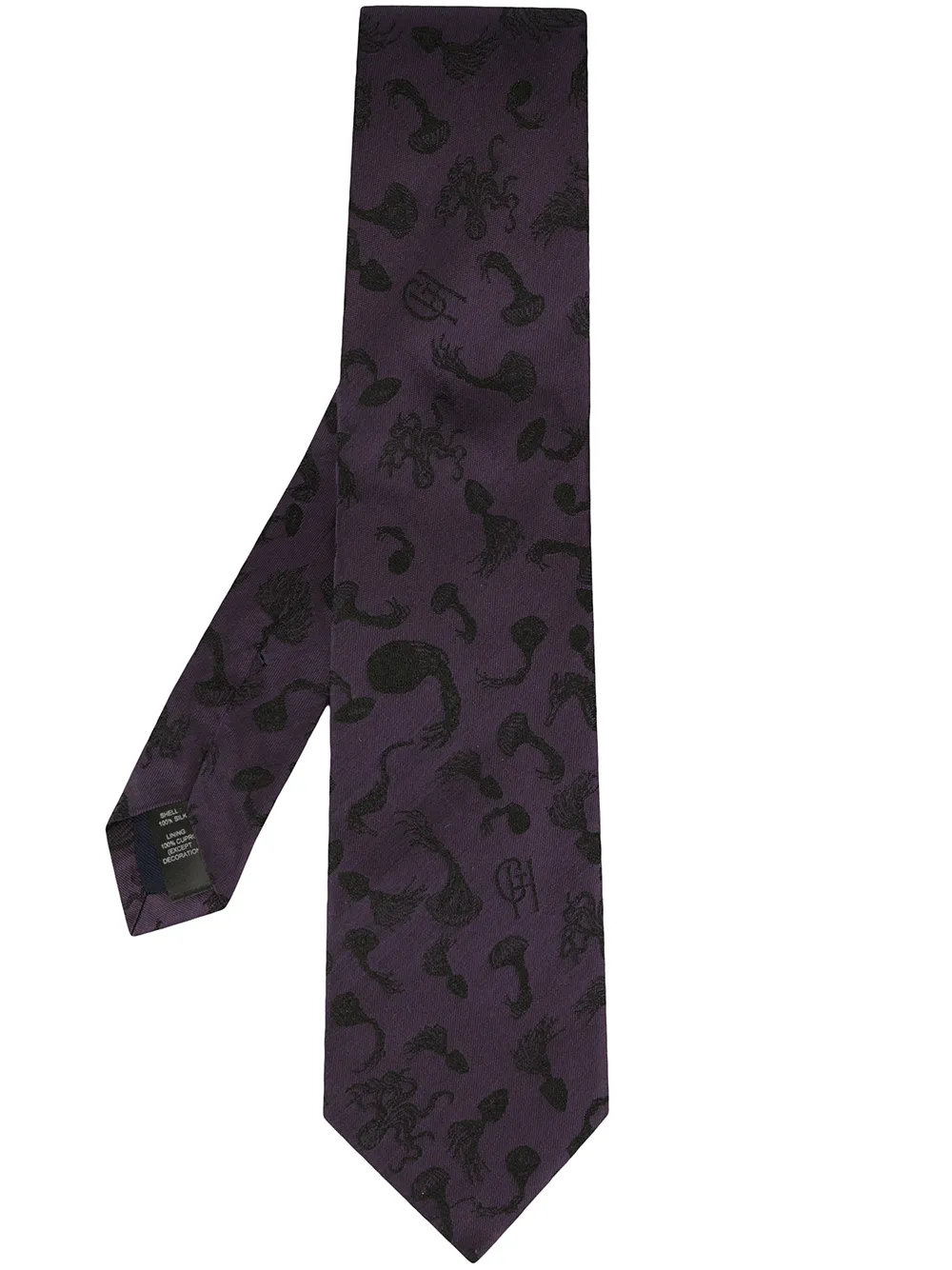 Gieves & Hawkes галстук с вышитым логотипом Gieves & Hawkes галстук с вышитым логотипом