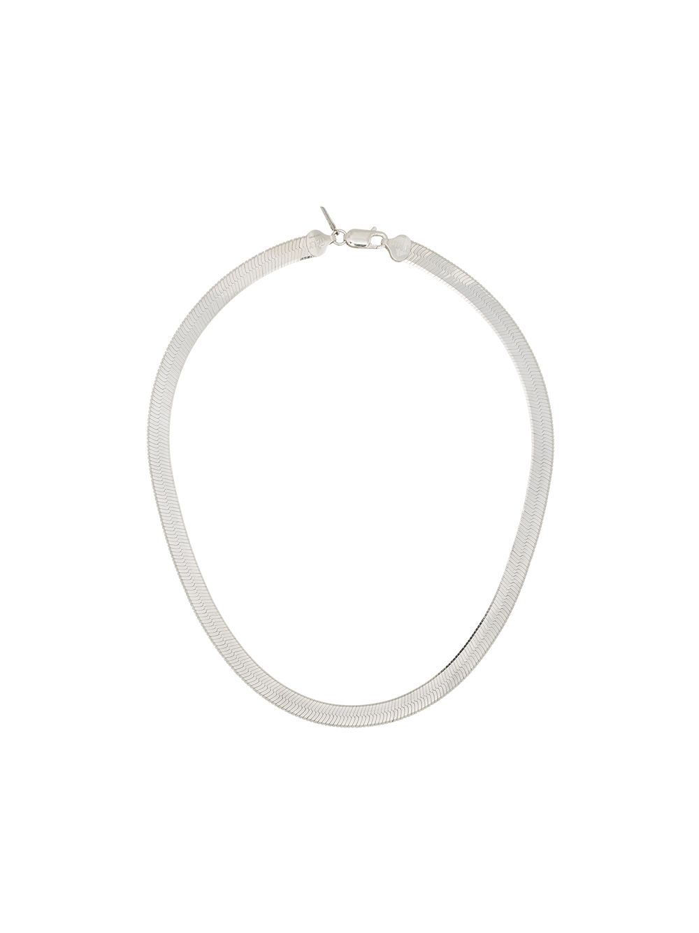 фото Loren Stewart sterling silver Herringbone necklace