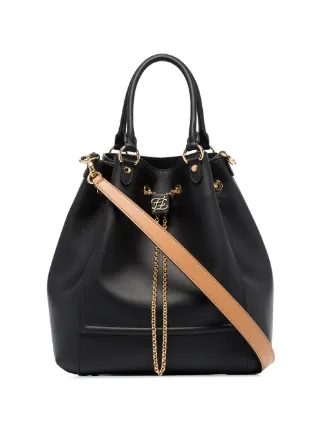 bucket bag with chain detail