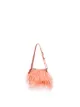 Marques'Almeida feather-trimmed shoulder bag