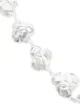 All Blues Popcorn carved sterling silver necklace