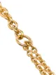 All Blues 18kt Gold double mix chain necklace