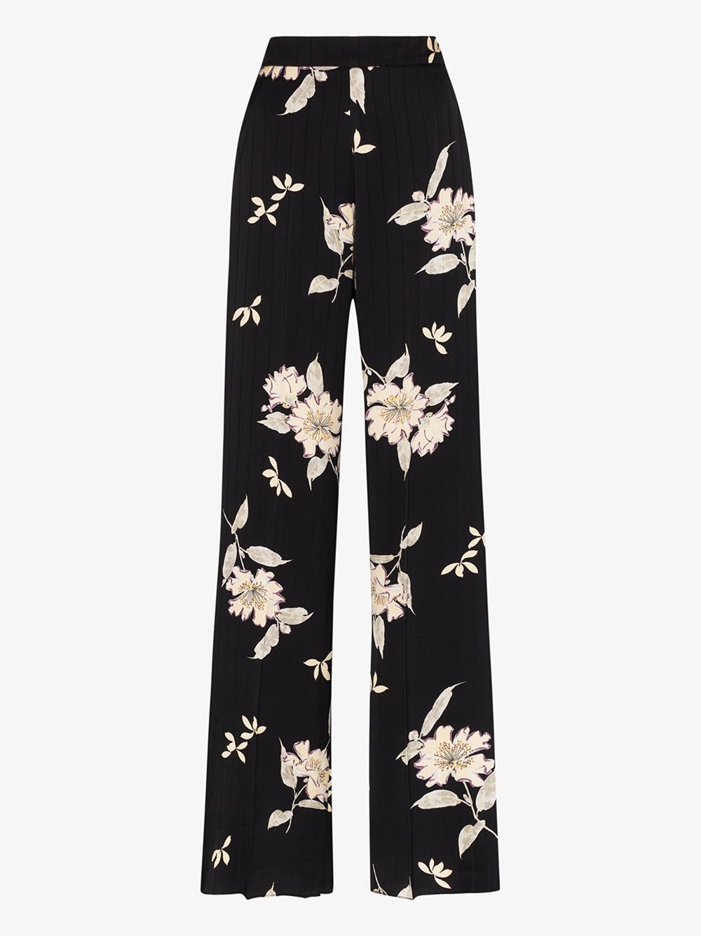 ETRO ETRO FLORAL STRIPED PALAZZO TROUSERS,13316438514438368