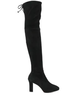 Shop black Stuart Weitzman Ledyland over-the-knee boots with Express Delivery - Worldarchitecturefestival