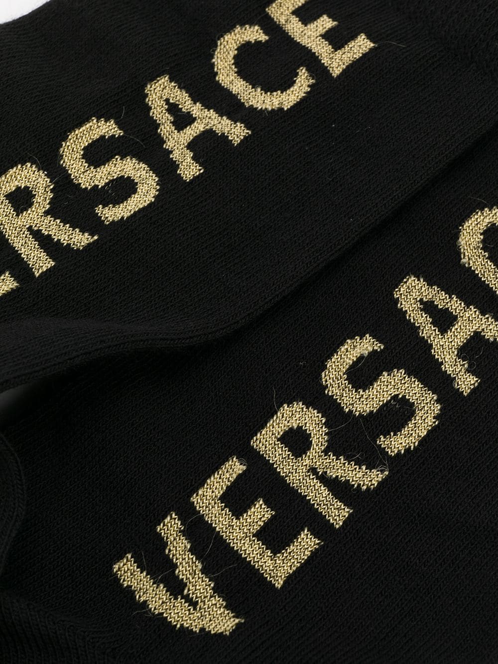 Versace Sokken met logo - Zwart