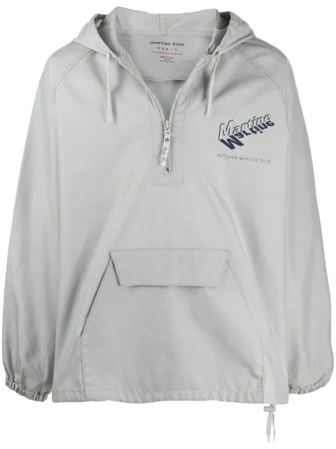 Martine Rose zipped neck wind breaker