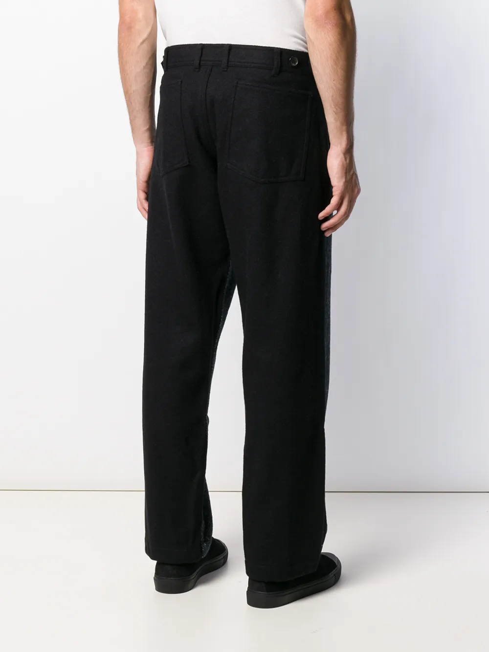 Comme Des Garçons Shirt Broek met wijde pijpen Zwart