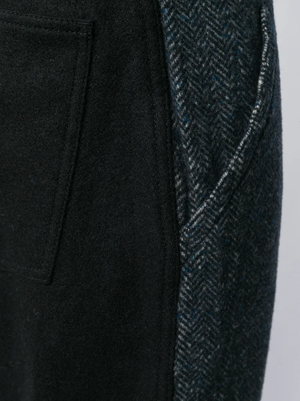 Comme Des Garçons Shirt Broek met wijde pijpen Zwart