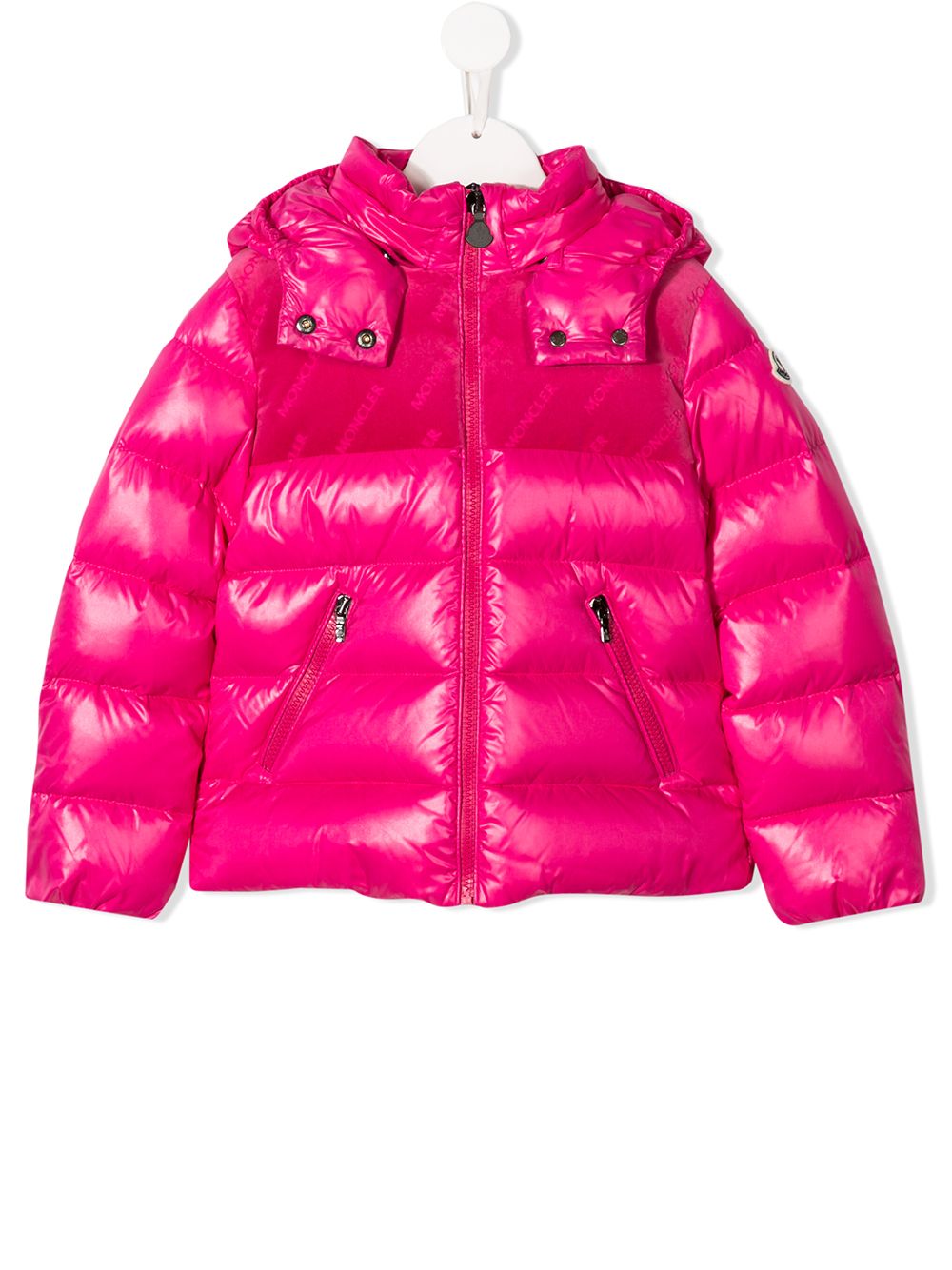 фото Moncler kids пуховик с логотипом