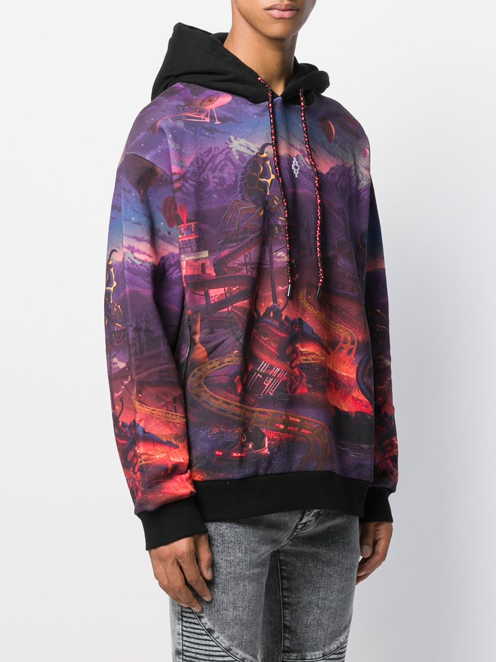 Marcelo Burlon County Of Milan LA Lakers Hoodie - Farfetch