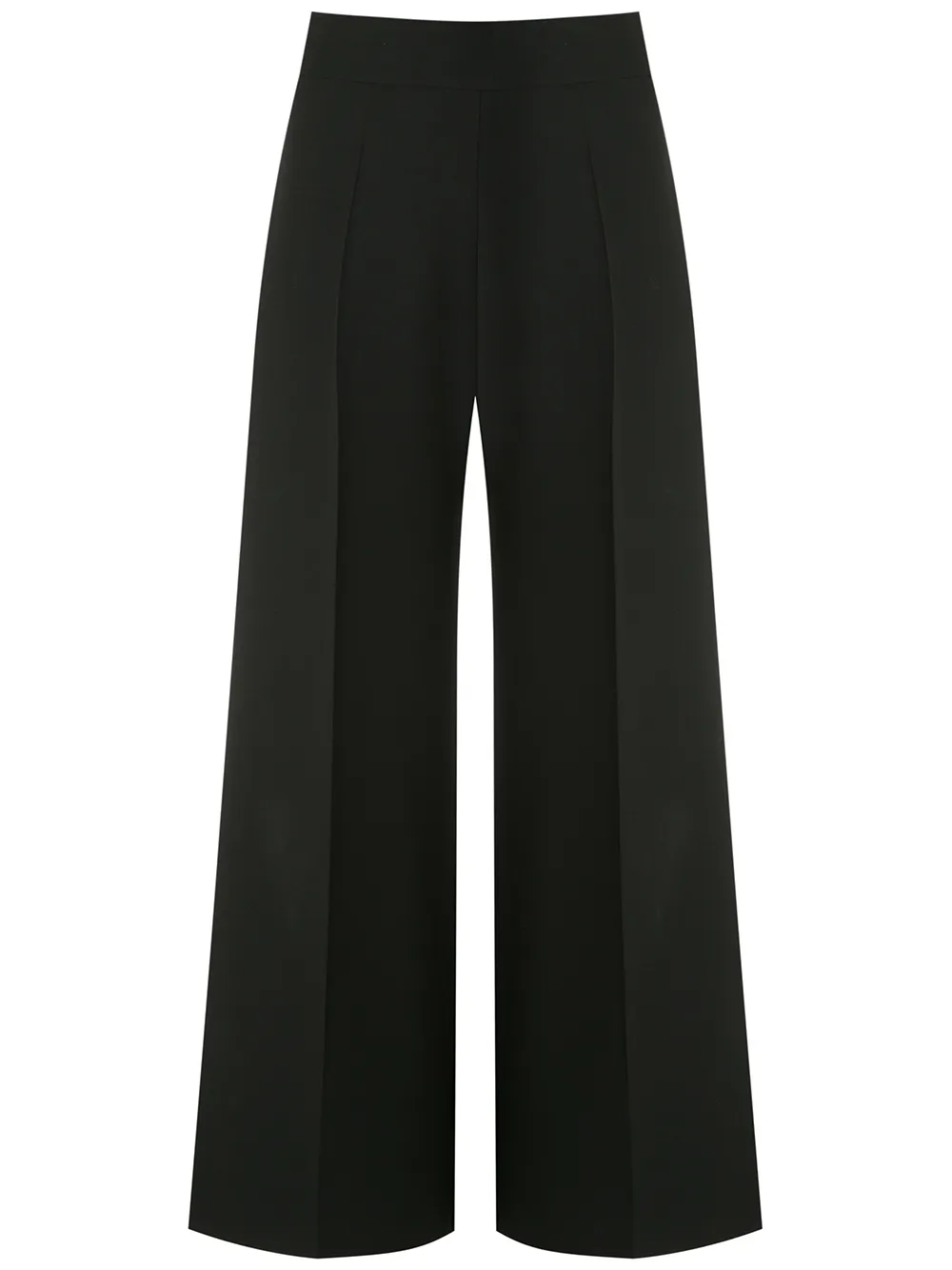 Valentino Garavani cropped wide-leg tailored trousers – Black