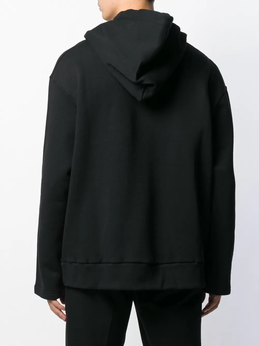Ih Nom Uh Nit Hoodie met stripprint Zwart