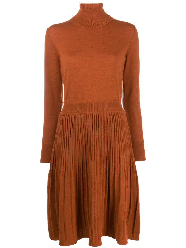 calvin klein turtleneck dress