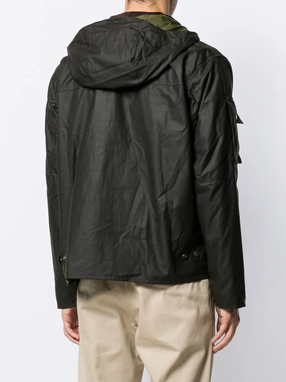 barbour x engineered garments cowan wax jacket