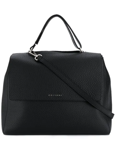 Orciani logo top-handle tote