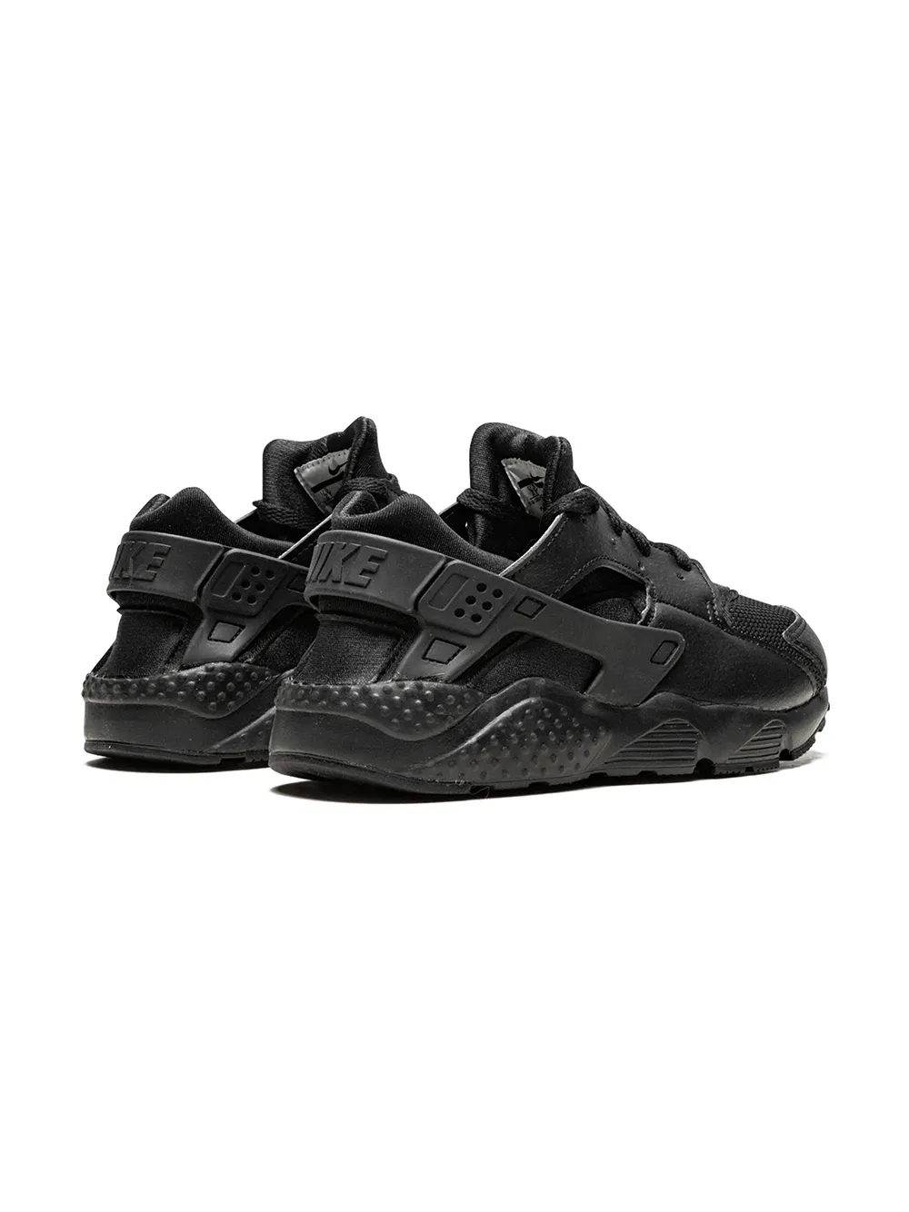 Shop Nike Huarache Run Sneakers In Black