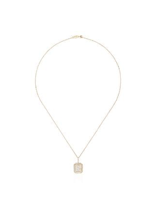 Mateo 14kt Gold S Initial Necklace - Farfetch