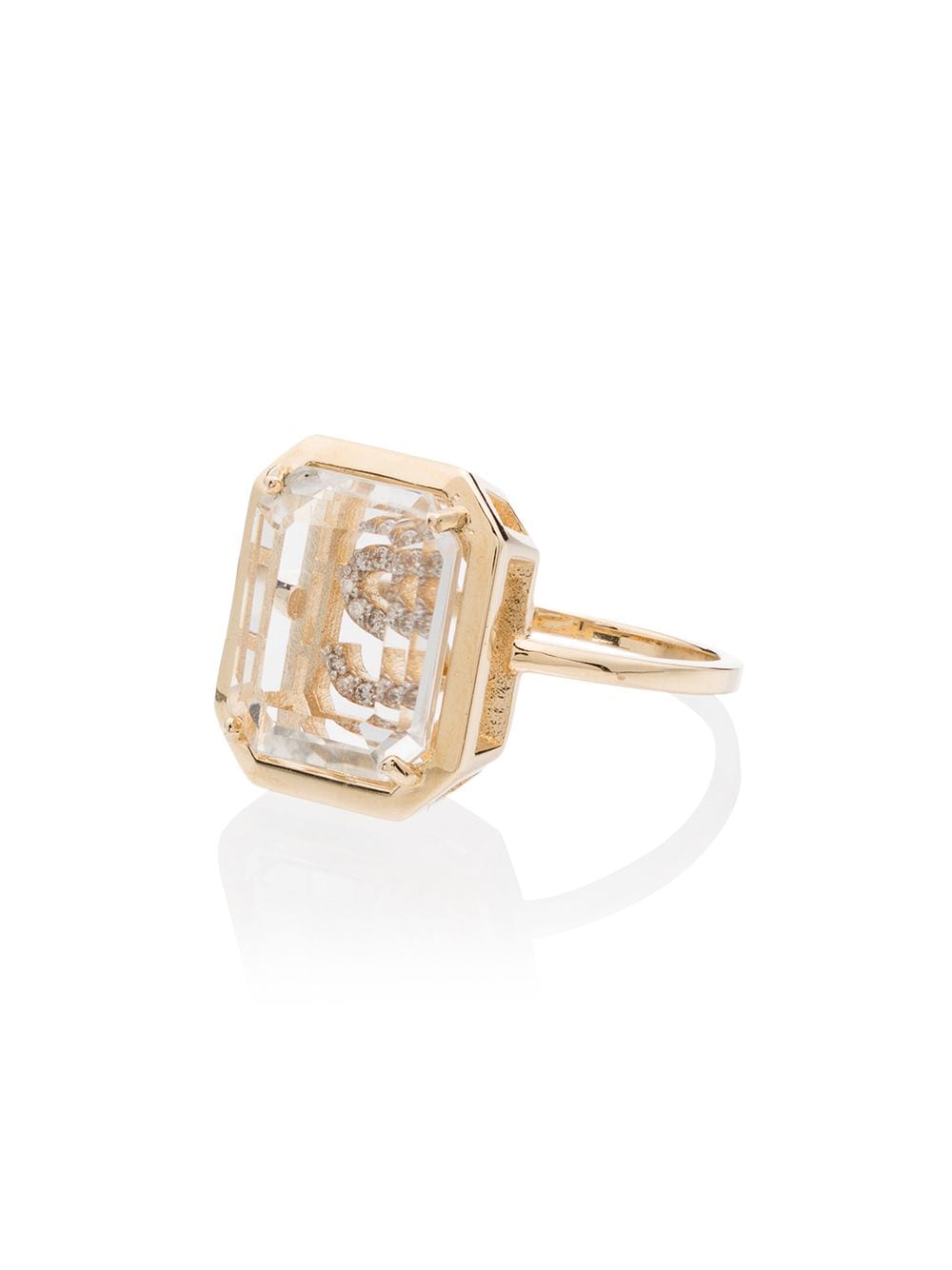 фото Mateo золотое кольцо с бриллиантами