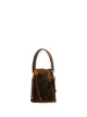 Fendi Mon Tresor flocked mini bucket bag