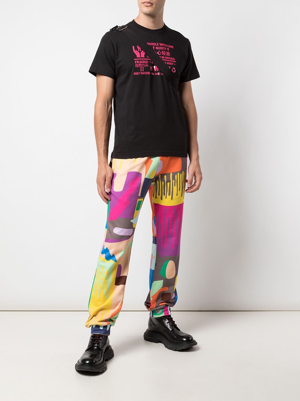 фото Walter Van Beirendonck спортивные брюки All Over Drip