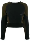AMBUSH fleece panel sweatshirt - Black