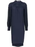 See by Chloé floral embroidered shift dress - Blue