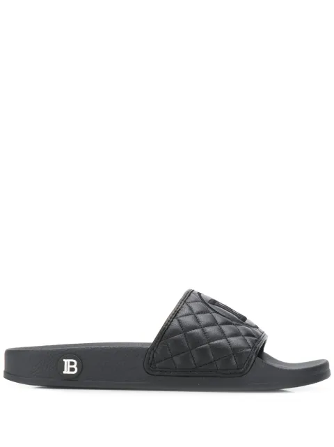black balmain slides