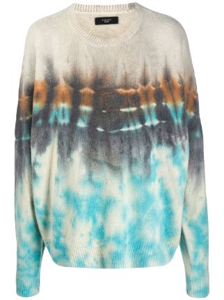 AMIRI tie-dye Crew Neck Jumper - Farfetch