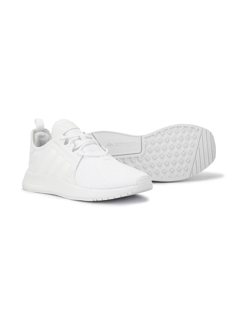 adidas Kids flat perforated sneakers White
