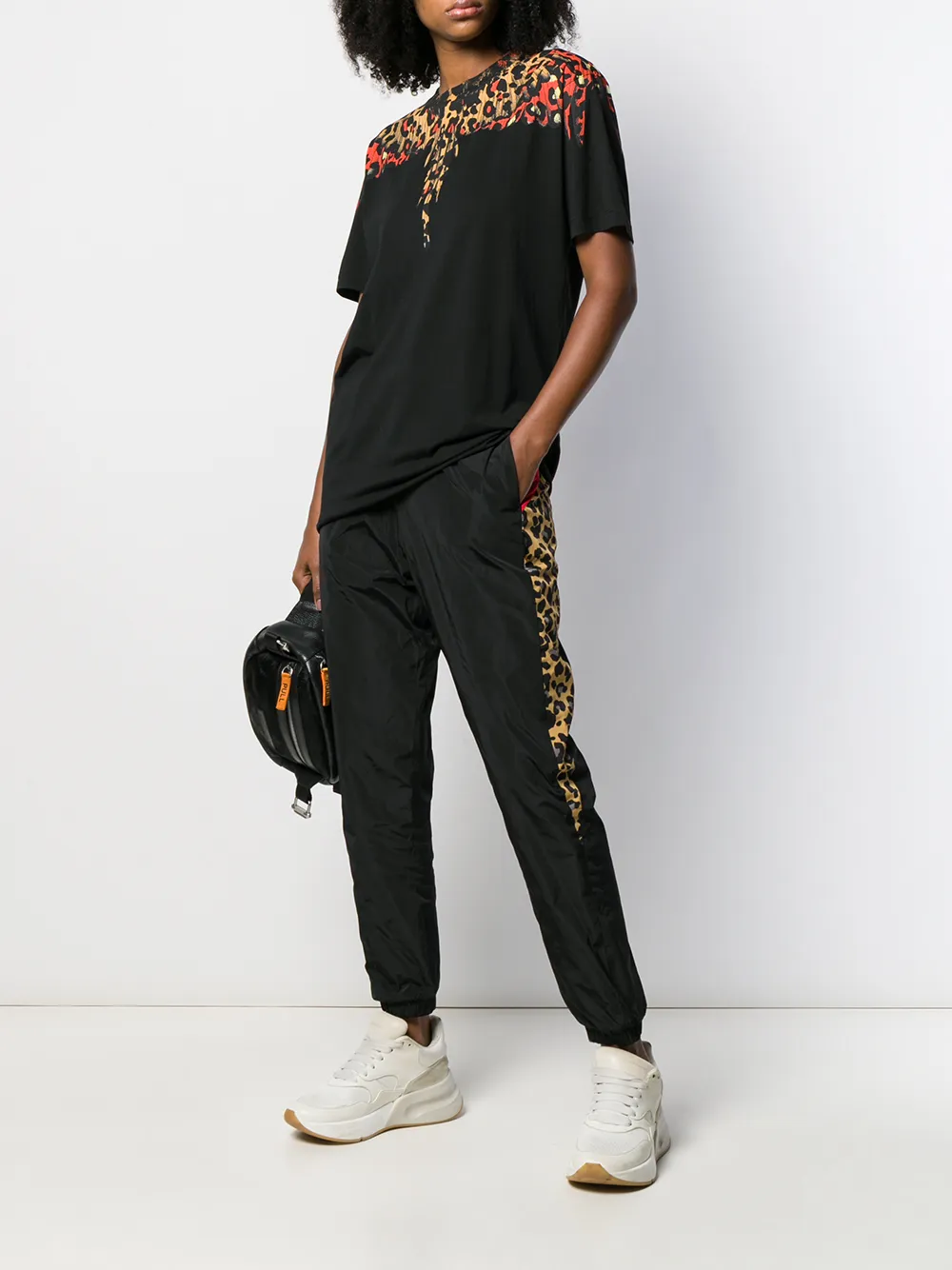 Marcelo Burlon County of Milan Trainingsbroek met contrasterende vlakken - Zwart