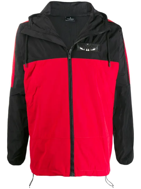 COUNTY OF MILAN Wings patch windbreaker