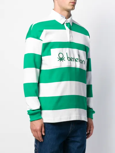 long sleeved polo shirt | Benetton 