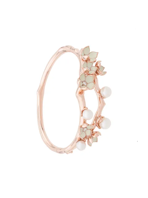 Shaun Leane Cherry Blossom pearl and diamond cuff