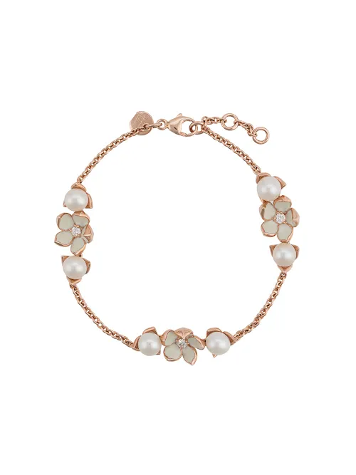 Bracelet Cherry Blossom orné de perles et diamants - Shaun Leane - Modalova