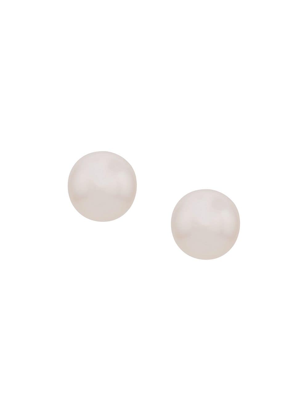 Shaun Leane Cherry Blossom Pearl Studs In Gold