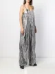 Amen wide-leg metallic jumpsuit