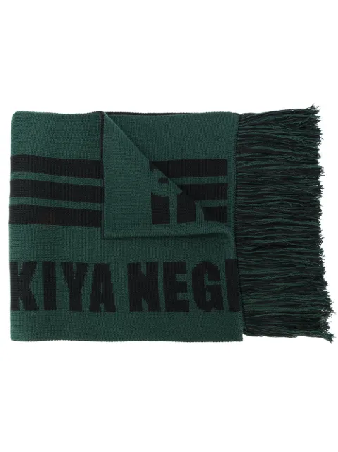 Adish striped pattern scarf