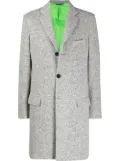 LC23 fitted single-breasted coat - Grey